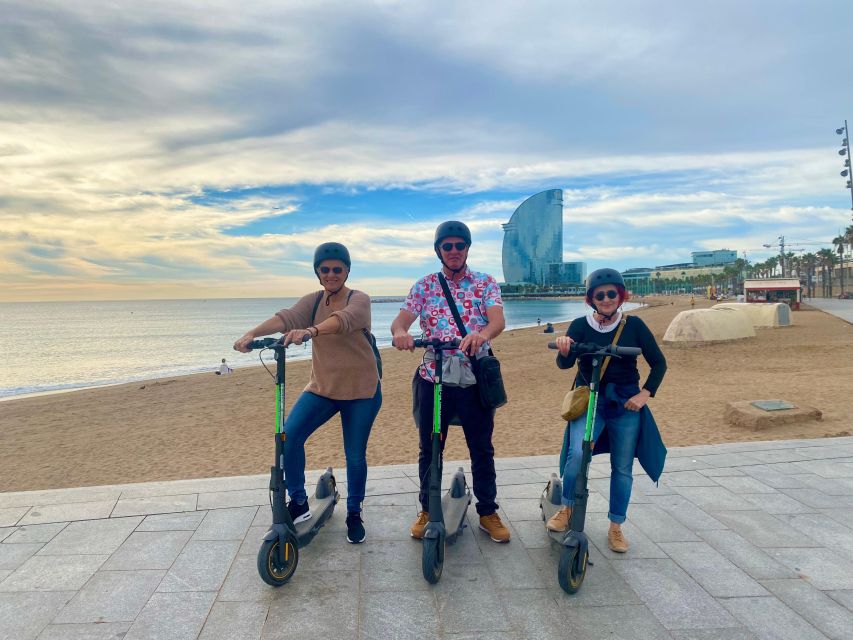 Barcelona: E-Scooter Gaudí & the Sea Tour - What the guide adds to the experience