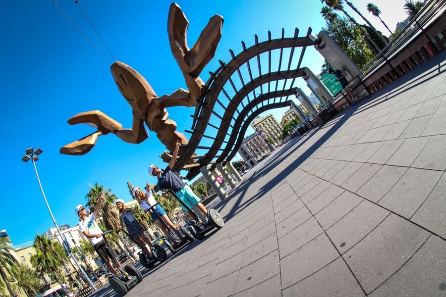 Barcelona: Gaudi Guided Segway Tour - Along Barceloneta and the harbor