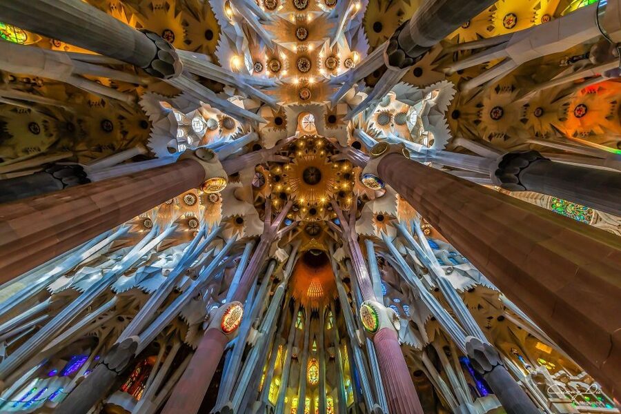 Barcelona: Sagrada Familia and City Tour with Hotel Pickup - Park Güell closes the day with Gaudí color