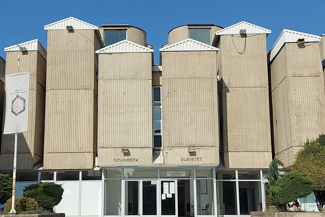Brutalist Skopje Architecture Tour - Goce Delcev State Student Dormitory: architecture in daily use
