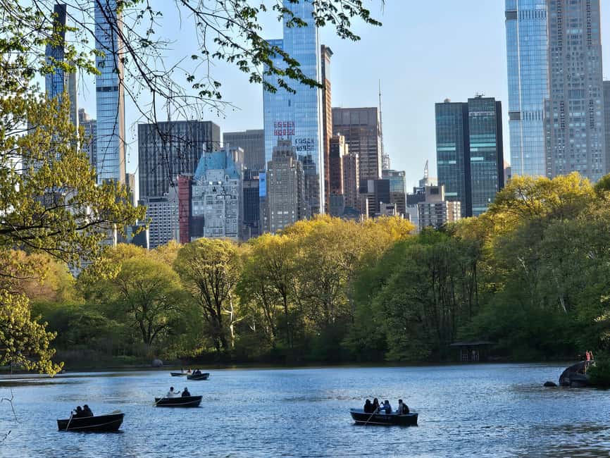 Central Park, NY: Nature, Architecture and Movie Scenes Tour - Bow Bridge and the apartment towers across the lake