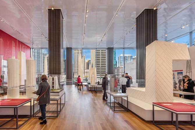 Chicago Architecture Center Exhibits Admission - Chicago rebuilding and the Helmut Jahn exhibit