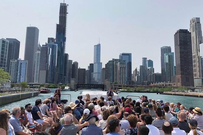 Chicago River 90-Minute Architecture Boat Tour - The Wrigley Building and the north end of the route