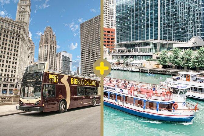 Chicago River Architecture Tour and Big Bus Hop-on Hop-off Tour - Key points at a glance