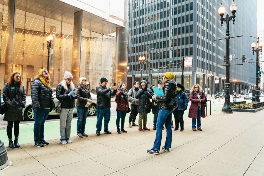 Chicago's Original Dazzling Architectural Interiors Tour - What the guides add to the architecture