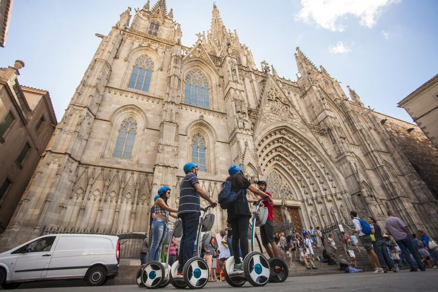 Gaudi's Barcelona 2-Hour Segway Tour with a Live Guide - Sagrada Família from the street