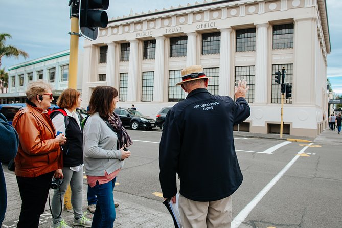 Guided 2pm Afternoon Art Deco Walk from Napier Art Deco Trust - Learning to read Napier’s buildings