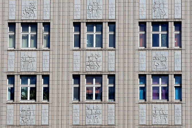Karl-Marx-Allee Tour: Life and Architecture in East Berlin - The Karl Marx bust and ideology in daily life
