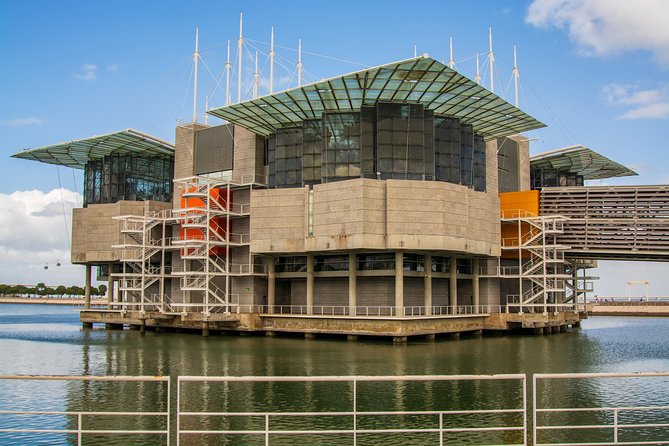 Lisbon Contemporary Architecture - Belém Cultural Center and the old city nearby