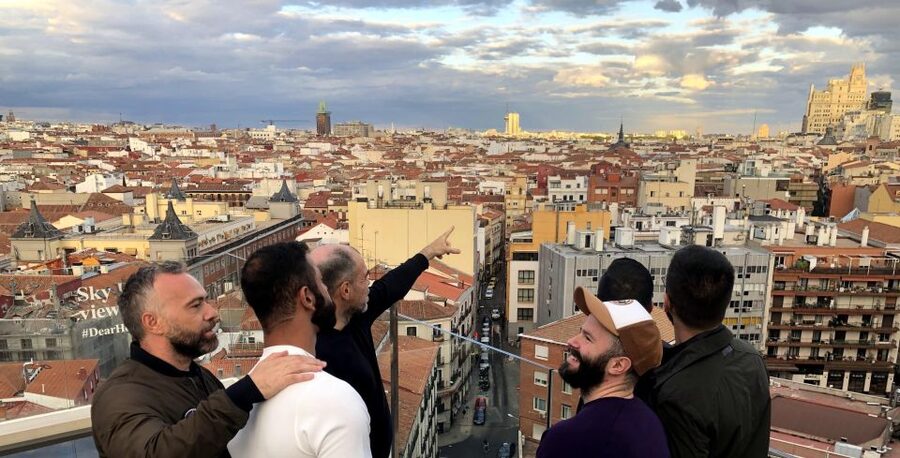 Madrid: Gran Vía Rooftops and Architecture Tour - The Carrion Building and the middle of Gran Vía