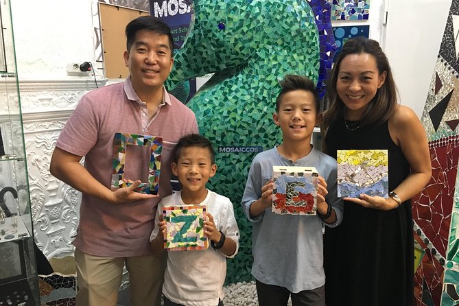 Offer: Be Gaudí mosaic class Barcelona for families (max 4 pax) - Key points about the Barcelona mosaic workshop
