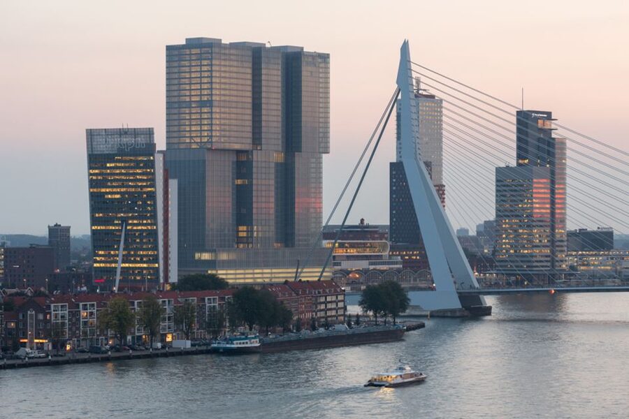 Rotterdam: Wilhelminapier, High-rise & floating architecture - From Holland America Line harbor to modern Rotterdam