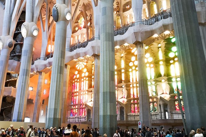 Inside the Sagrada Fam&iacute;lia