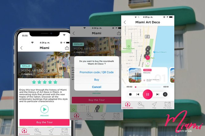 Self-Guided Audio Tour - Miami Art Deco - The app problem deserves serious attention