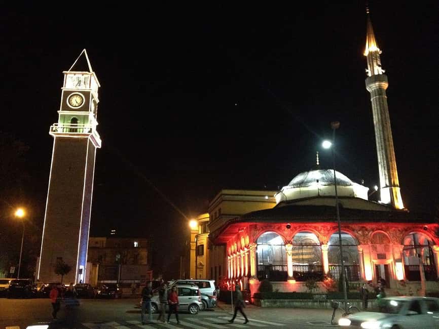 Tirana Evening & Night Walking Tour History and Architecture - Starting beside the Clock Tower