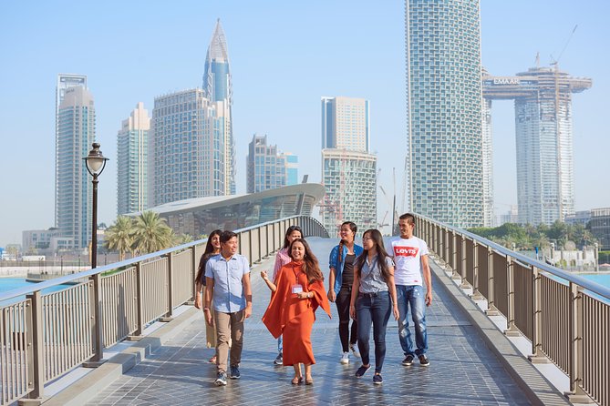 Wings of Dubai: Downtown Dubai Art & Architecture Tour - From Souk Al Bahar to Burj Plaza